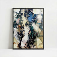 The Wedding (1911–12) by Fernand Léger – Art Print - Art print in black frame