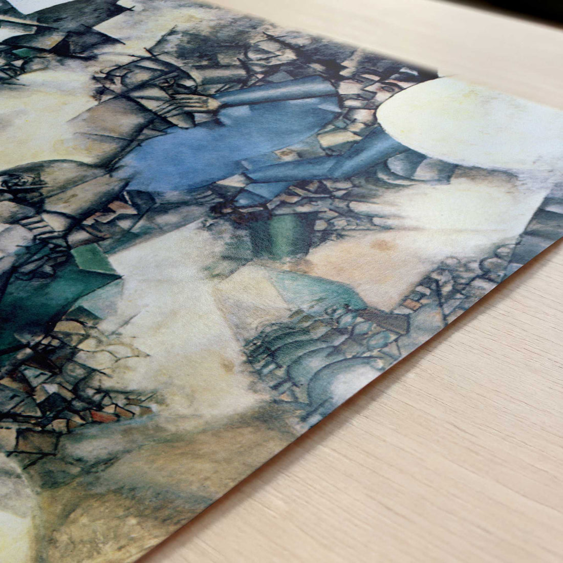 The Wedding (1911–12) by Fernand Léger – Art Print - Close-up detail of the art print