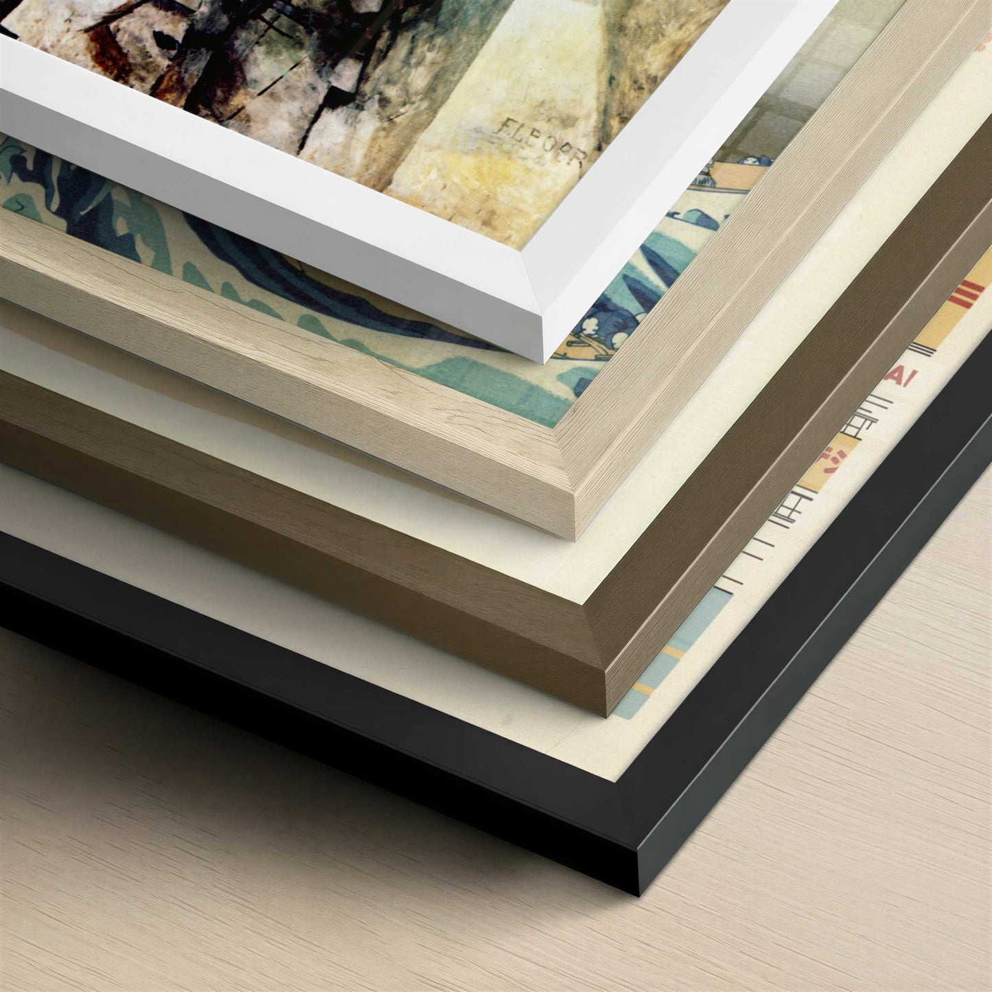 The Wedding (1911–12) by Fernand Léger – Art Print - Close-up detail of the different frames