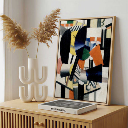 Framed Canvas - Framed canvas in a stylish interior setting