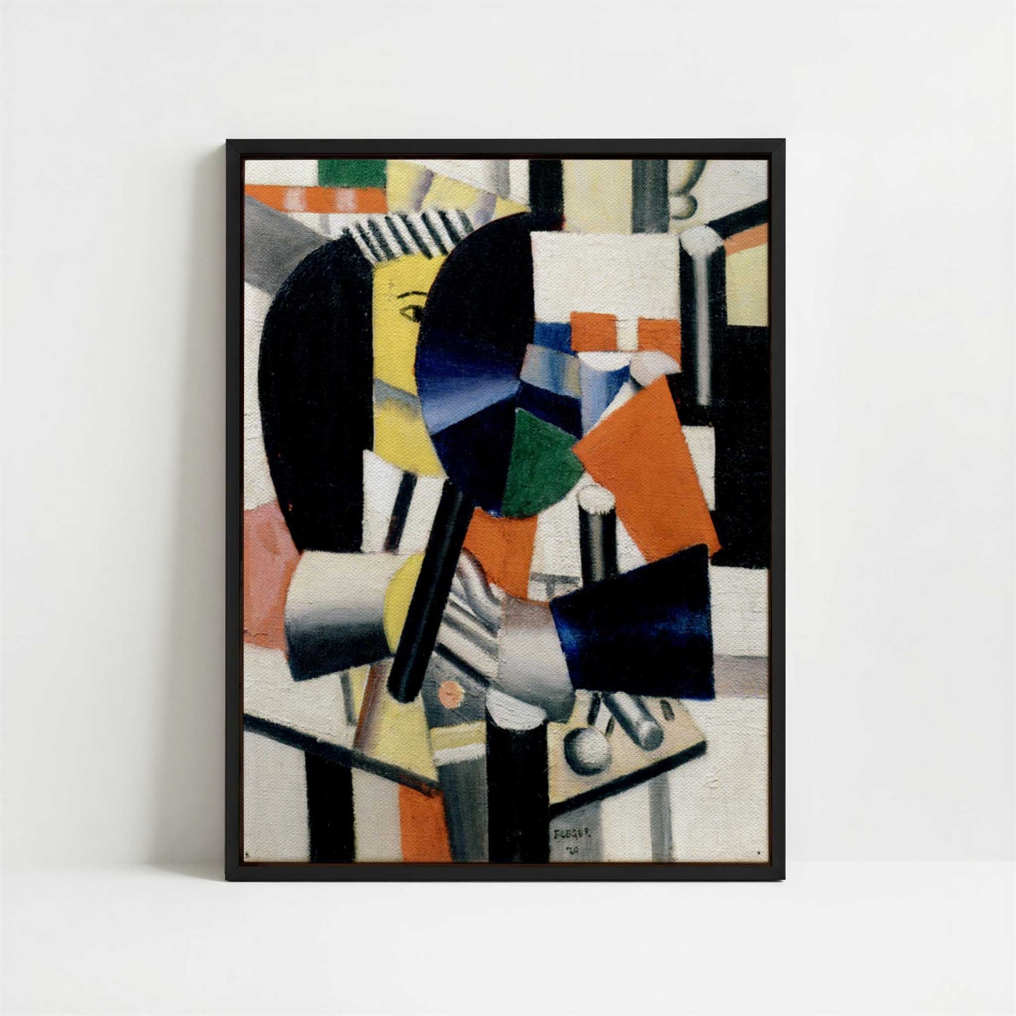 Framed Canvas - Framed canvas in black frame