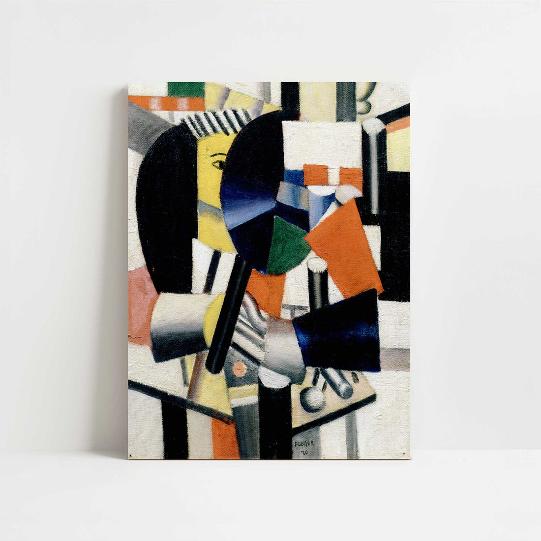 The Woman in the Mirror (1920) by Fernand Léger – Art Print - Unframed art print