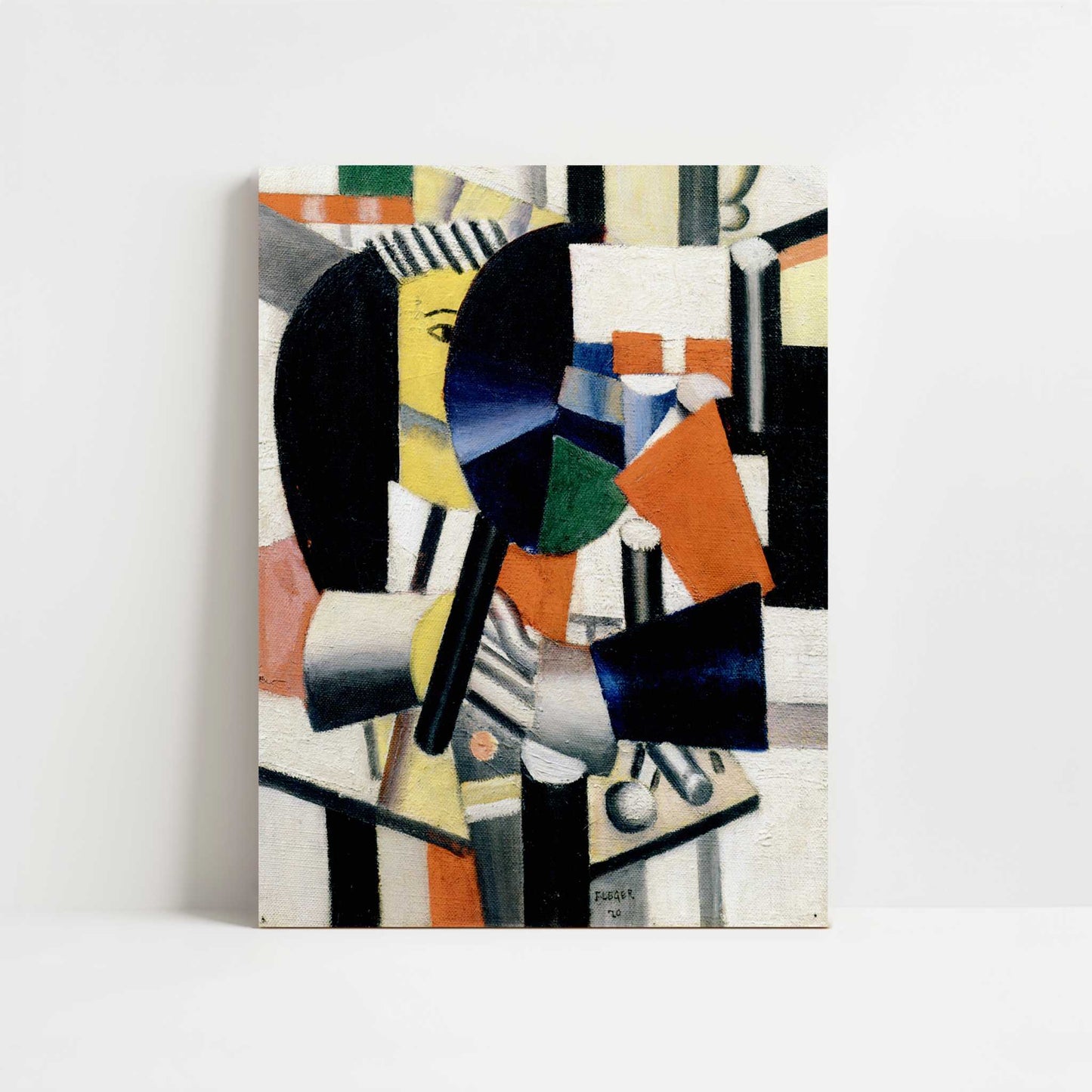 The Woman in the Mirror (1920) by Fernand Léger – Art Print - Unframed art print