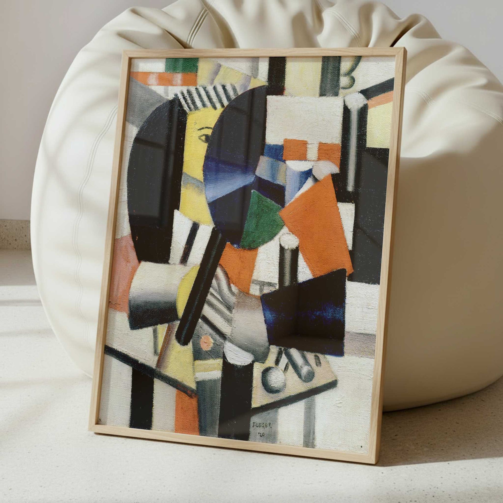 The Woman in the Mirror (1920) by Fernand Léger – Art Print - Interior inspiration
