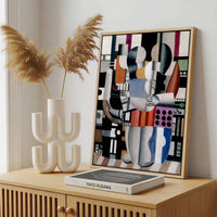 Framed Canvas - Framed canvas in a stylish interior setting