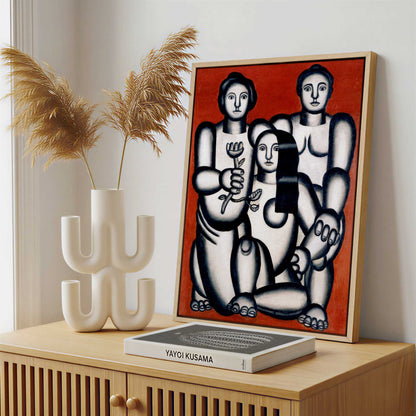 Framed Canvas - Framed canvas in a stylish interior setting
