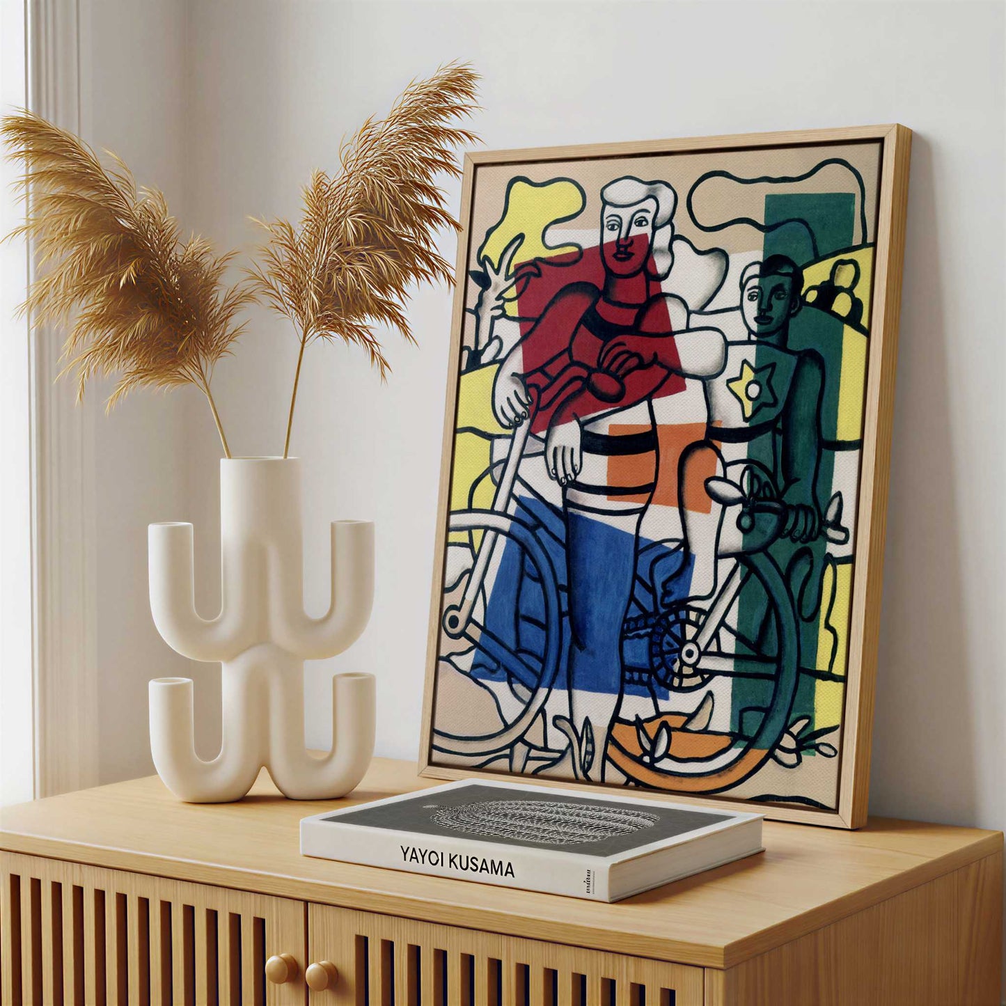 Framed Canvas - Framed canvas in a stylish interior setting