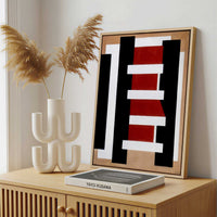 Framed Canvas - Framed canvas in a stylish interior setting