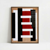 Wall Composition (1926) by Fernand Léger – Art Print - Art print in dark wood frame