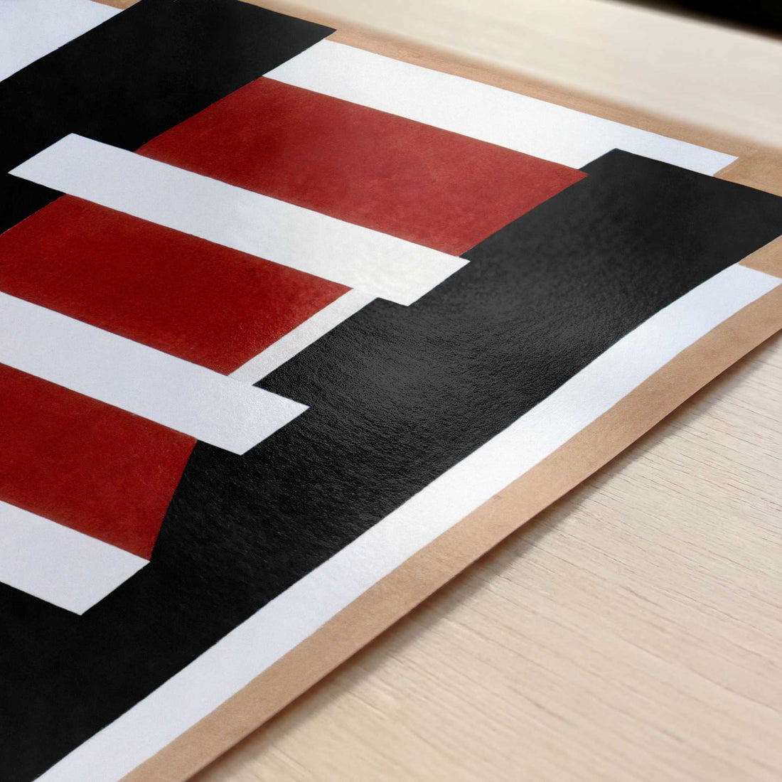 Wall Composition (1926) by Fernand Léger – Art Print - Close-up detail of the art print