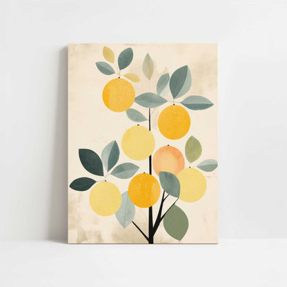 Lemon Tree in Bohemian Style - Art Print - Unframed art print