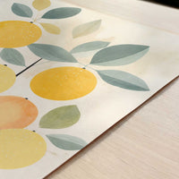 Lemon Tree in Bohemian Style - Art Print - Close-up detail of the art print