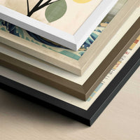 Lemon Tree in Bohemian Style - Art Print - Close-up detail of the different frames