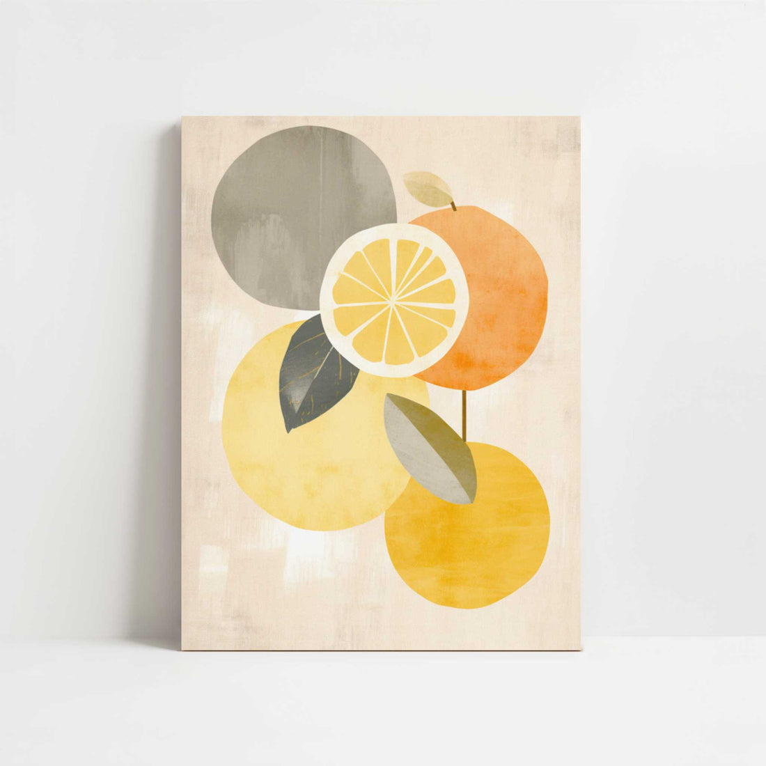 Lemons in Bohemian Style - Art Print - Unframed art print
