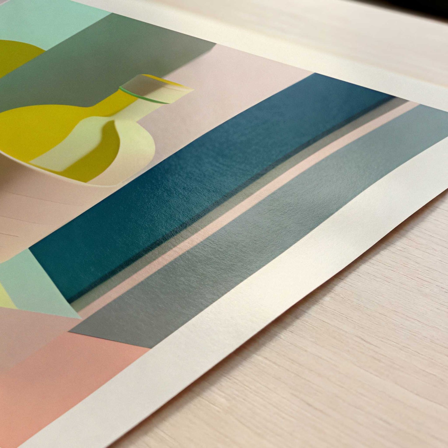 Limoncello from Sorrento, Italy - Art Print - Close-up detail of the art print