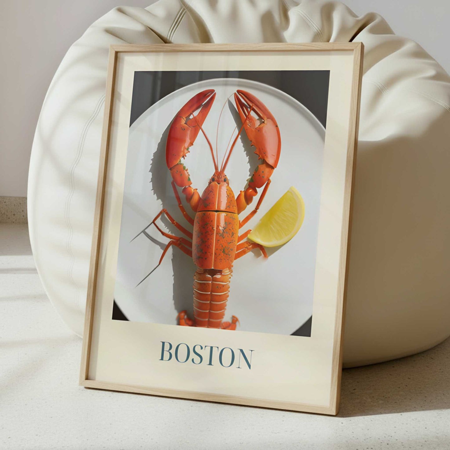 Lobster from Boston, United States - Art Print - Interior inspiration