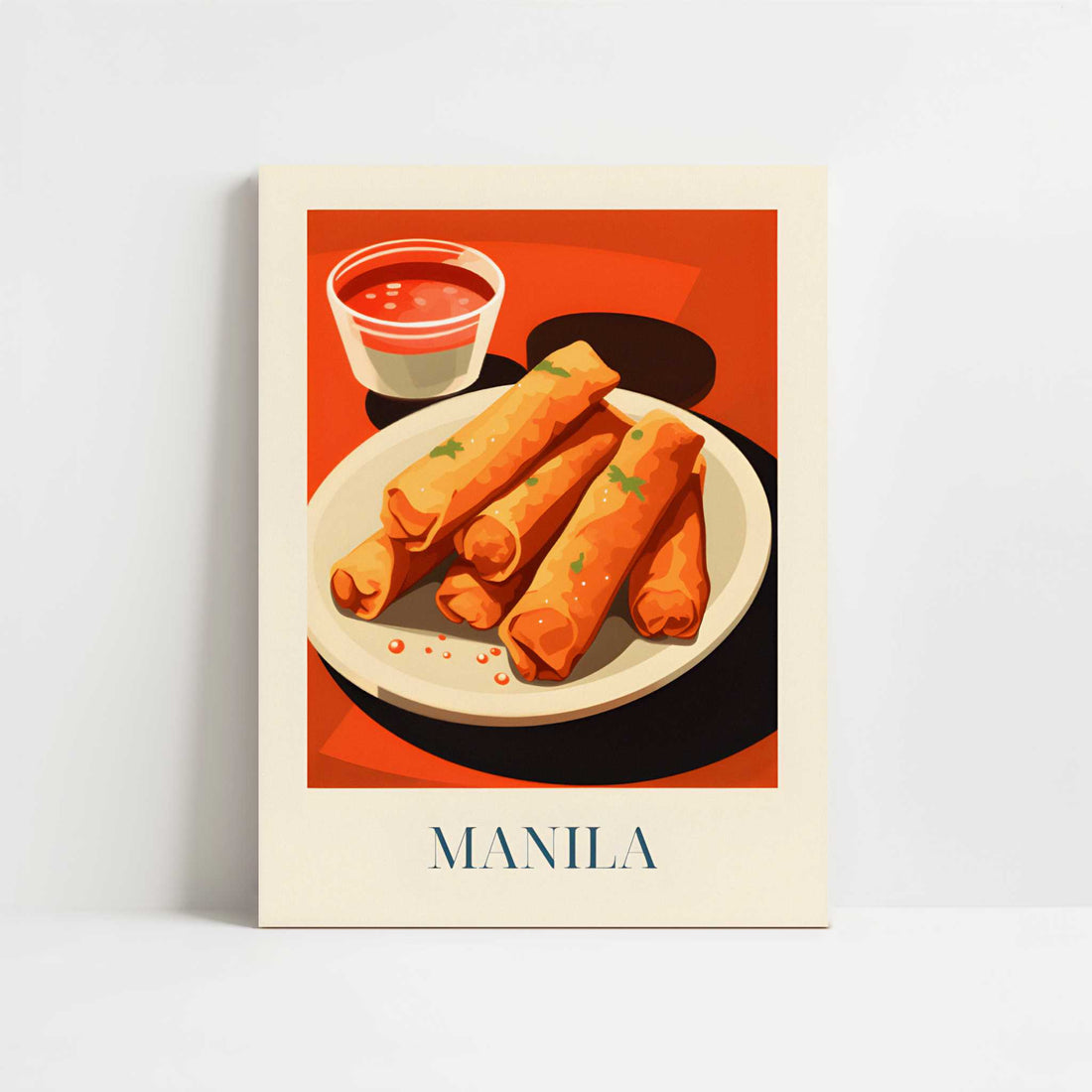 Lumpias from Manila, Philippines - Art Print - Unframed art print