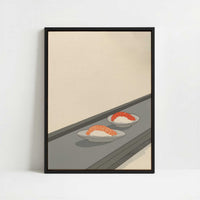 Framed Canvas - Framed canvas in black frame