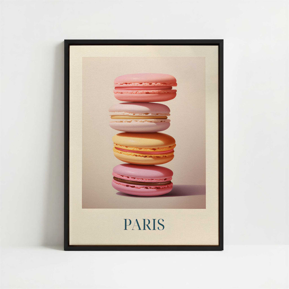 Framed Canvas - Framed canvas in black frame