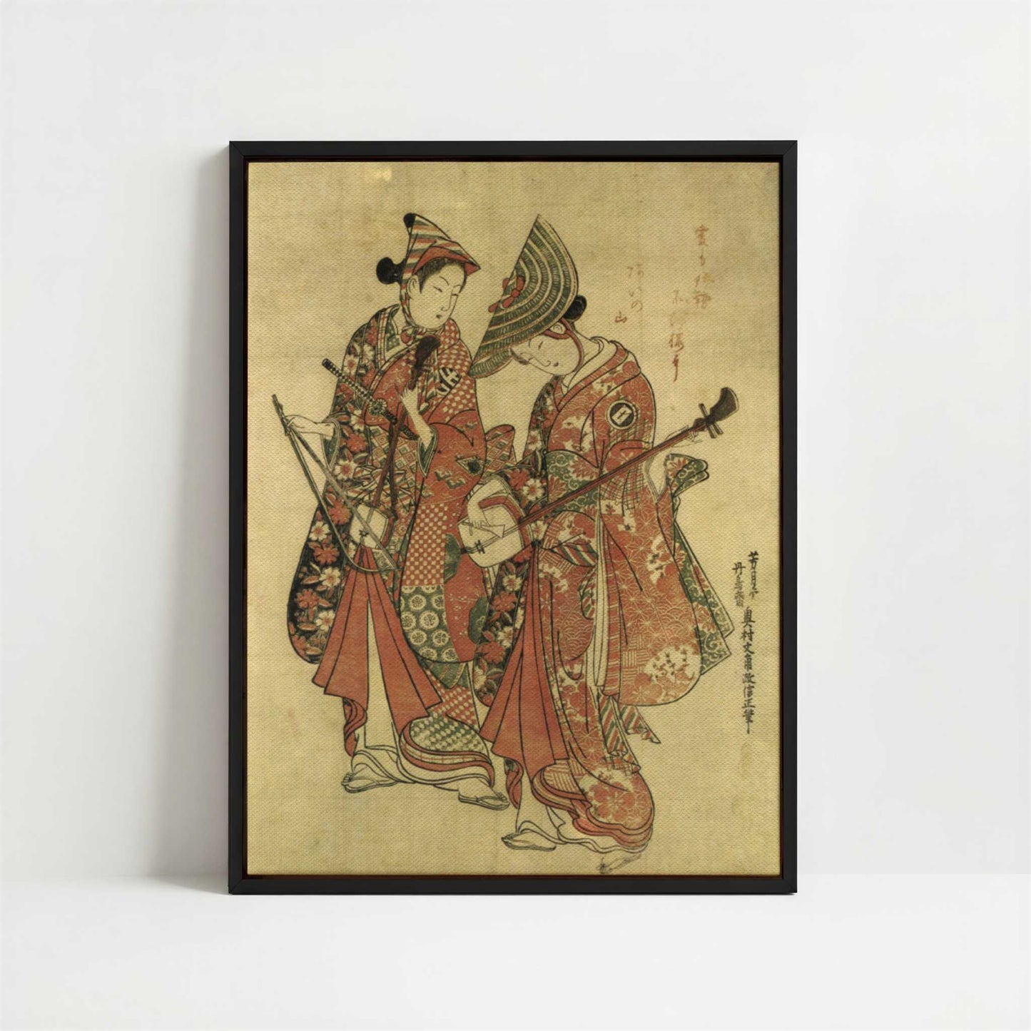 Framed Canvas - Framed canvas in black frame