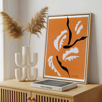 Framed Canvas - Framed canvas in a stylish interior setting