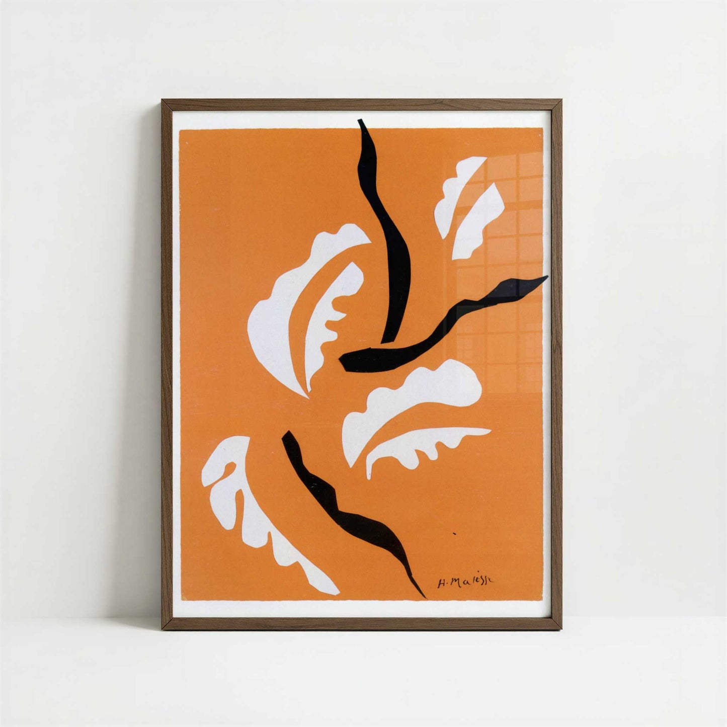 Acrobatic Dancer (1949) by Henri Matisse – Art Print - Art print in dark wood frame