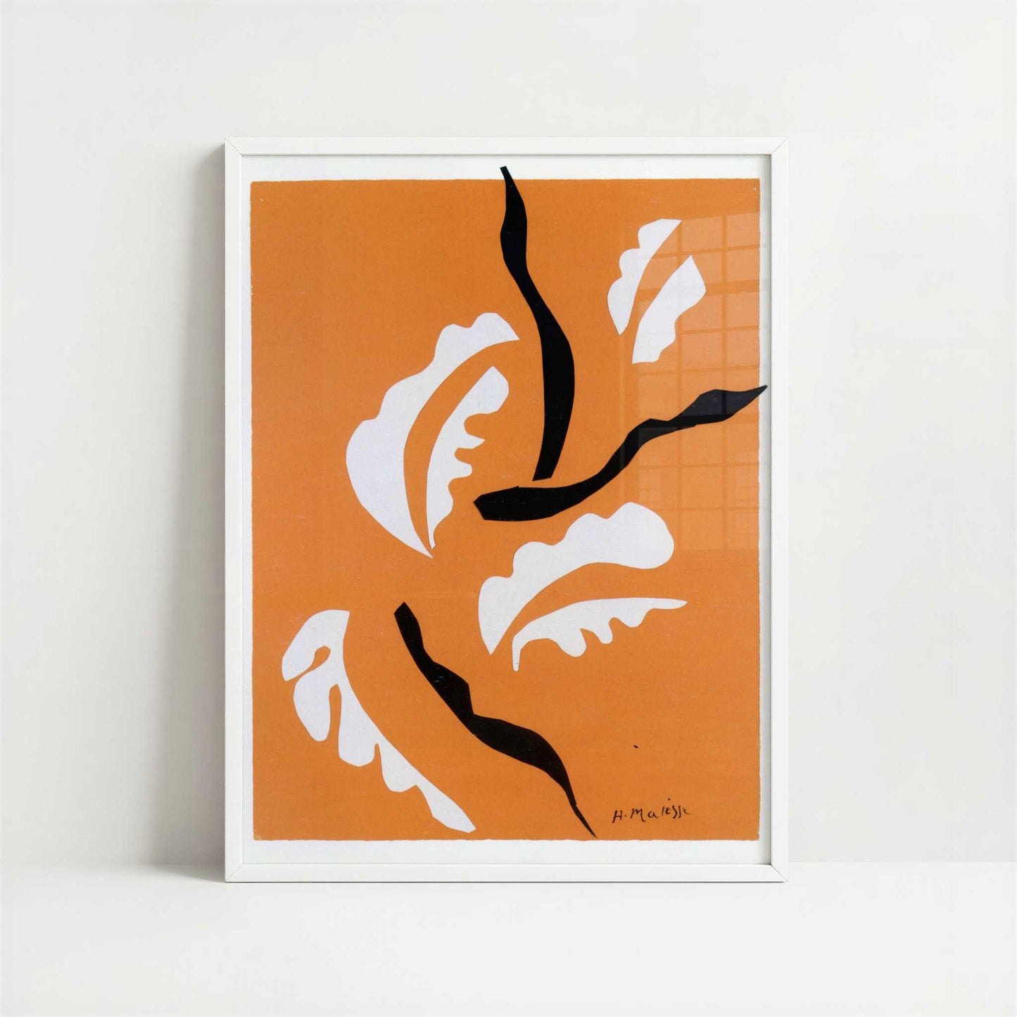 Acrobatic Dancer (1949) by Henri Matisse – Art Print - Art print in white frame