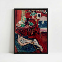 Framed Canvas - Framed canvas in black frame
