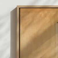 Framed Canvas - Close-up detail and texture of the framed canvas