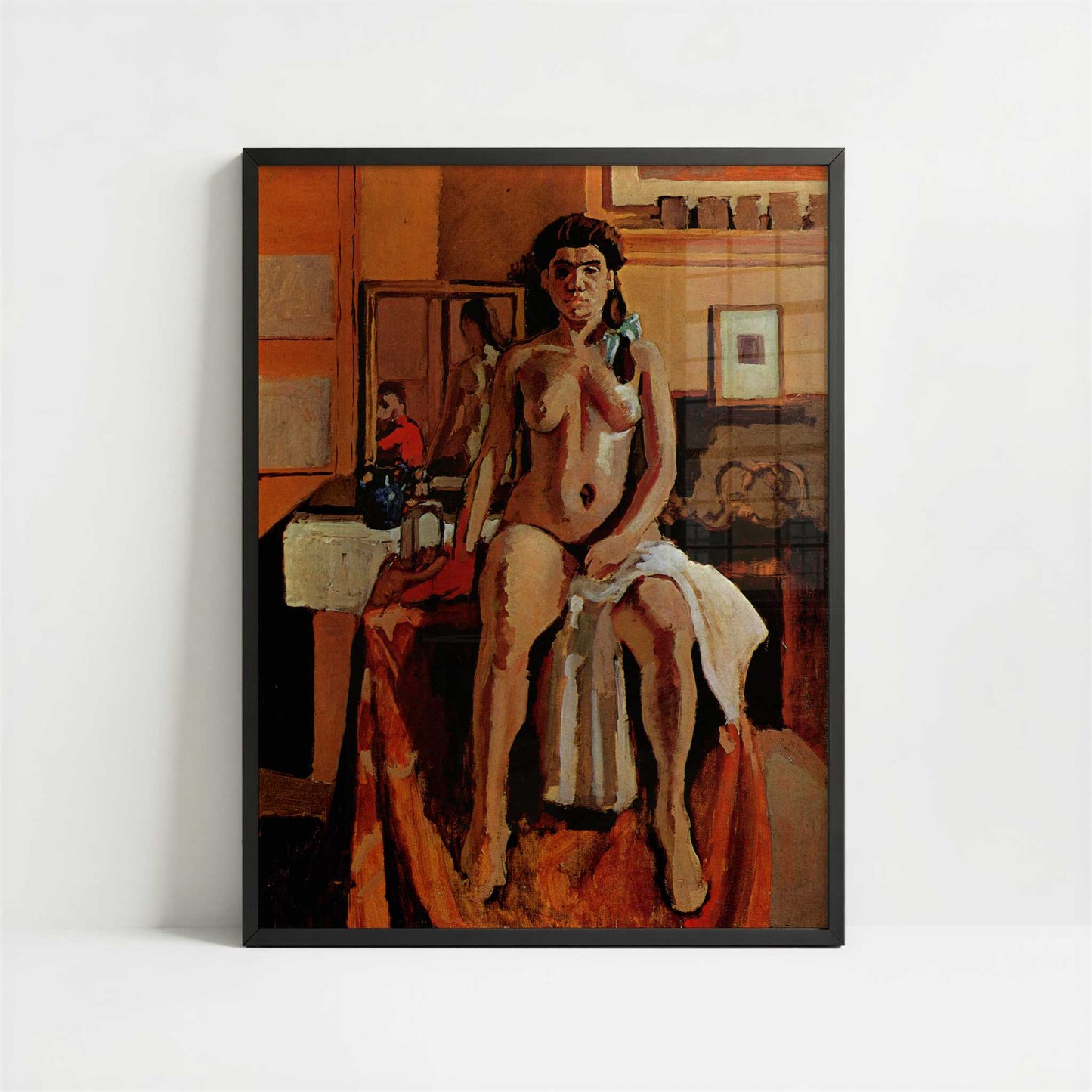 Carmelina (1903) by Henri Matisse – Art Print - Art print in black frame