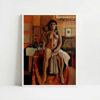 Carmelina (1903) by Henri Matisse – Art Print - Art print in white frame