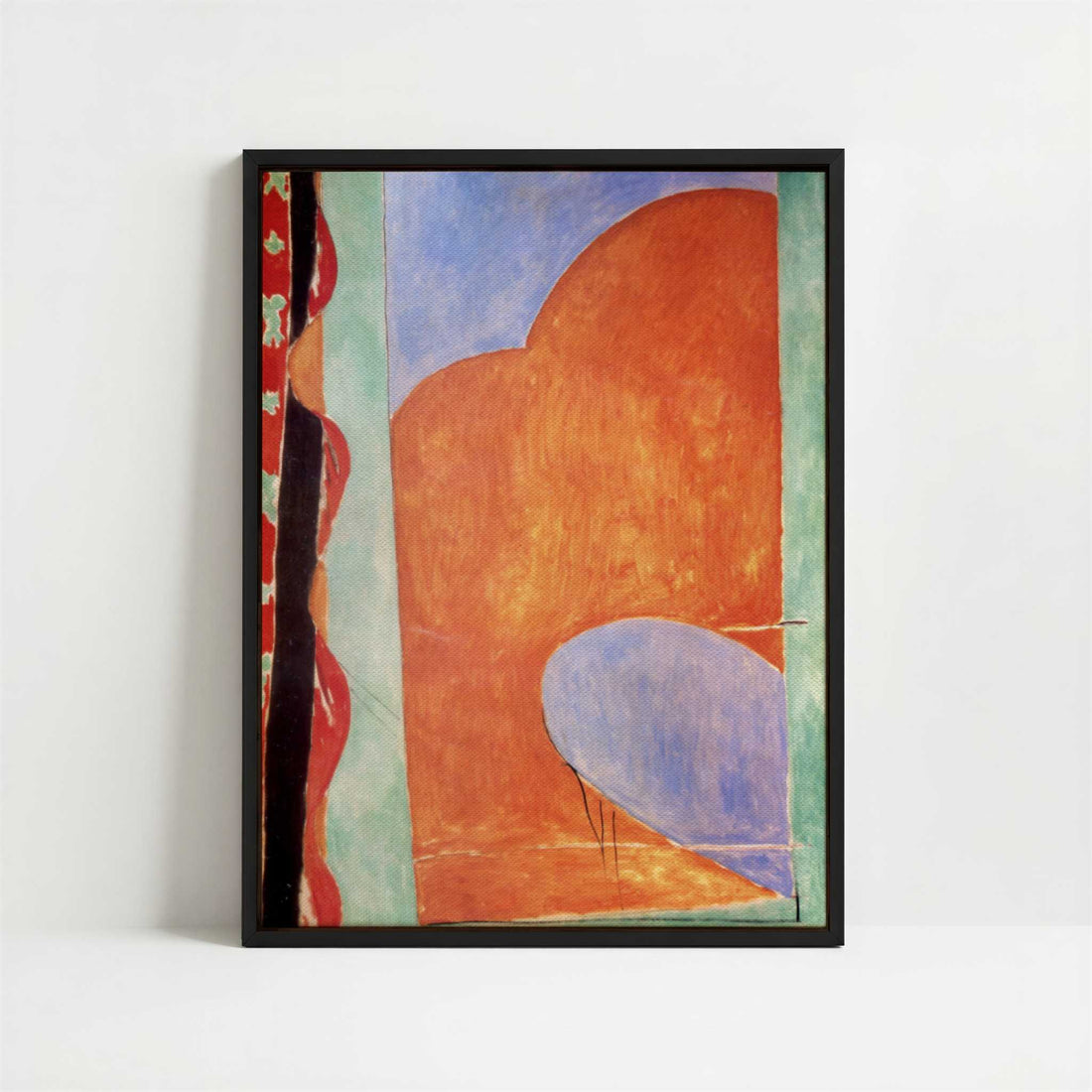 Framed Canvas - Framed canvas in black frame