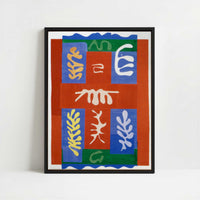 Framed Canvas - Framed canvas in black frame