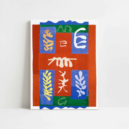 Composition with a Red Cross (1947) by Henri Matisse – Art Print - Unframed art print