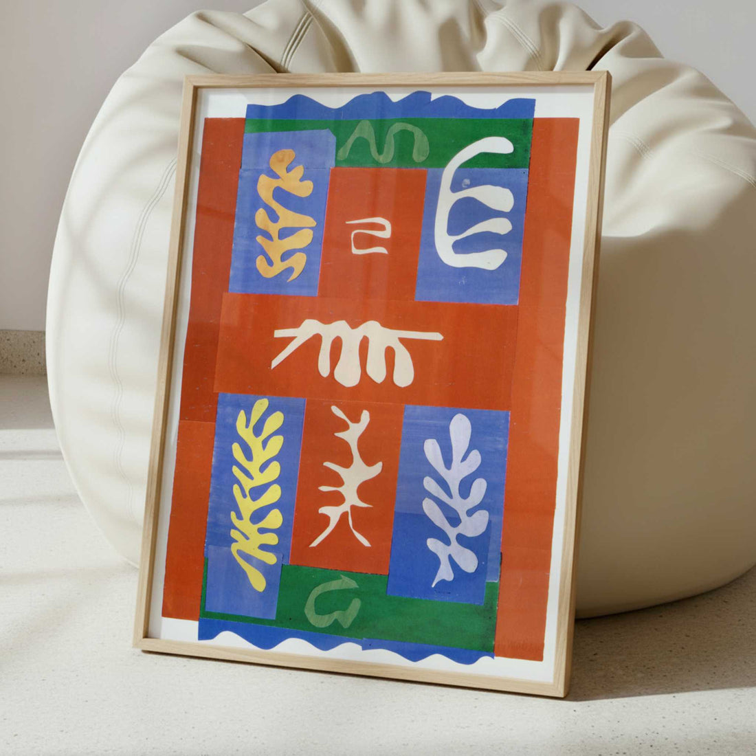 Composition with a Red Cross (1947) by Henri Matisse – Art Print - Interior inspiration
