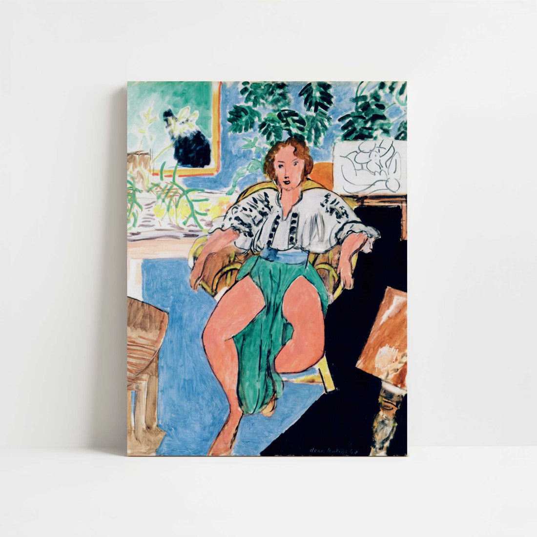 Dancer Resting (1940) by Henri Matisse – Art Print - Unframed art print