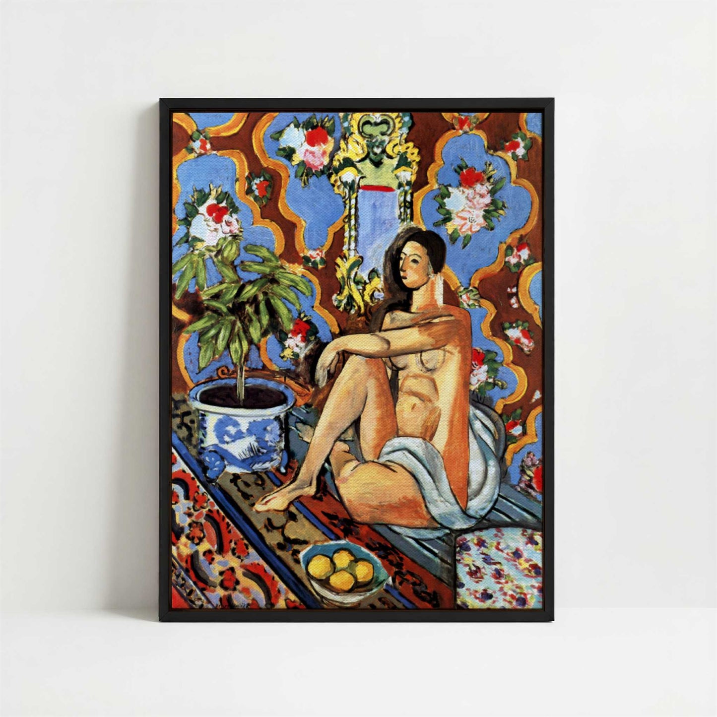 Framed Canvas - Framed canvas in black frame