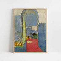 Entrance to the Kasbah (1912) by Henri Matisse – Art Print - Art print in oak frame