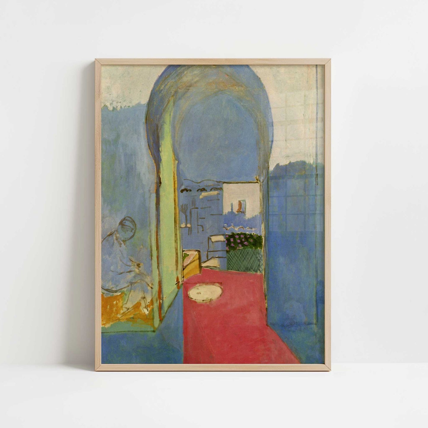 Entrance to the Kasbah (1912) by Henri Matisse – Art Print - Art print in oak frame