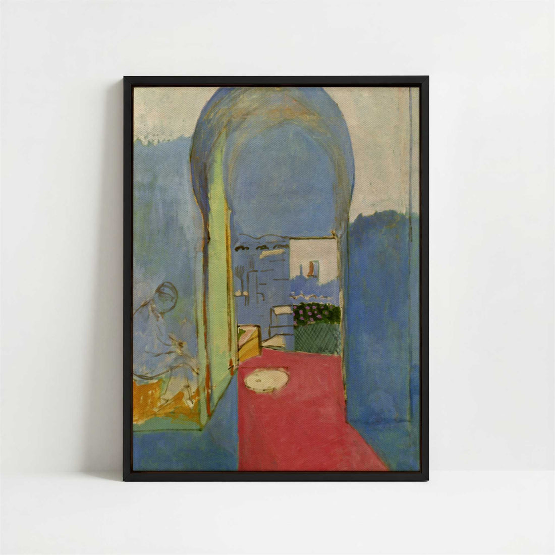 Framed Canvas - Framed canvas in black frame