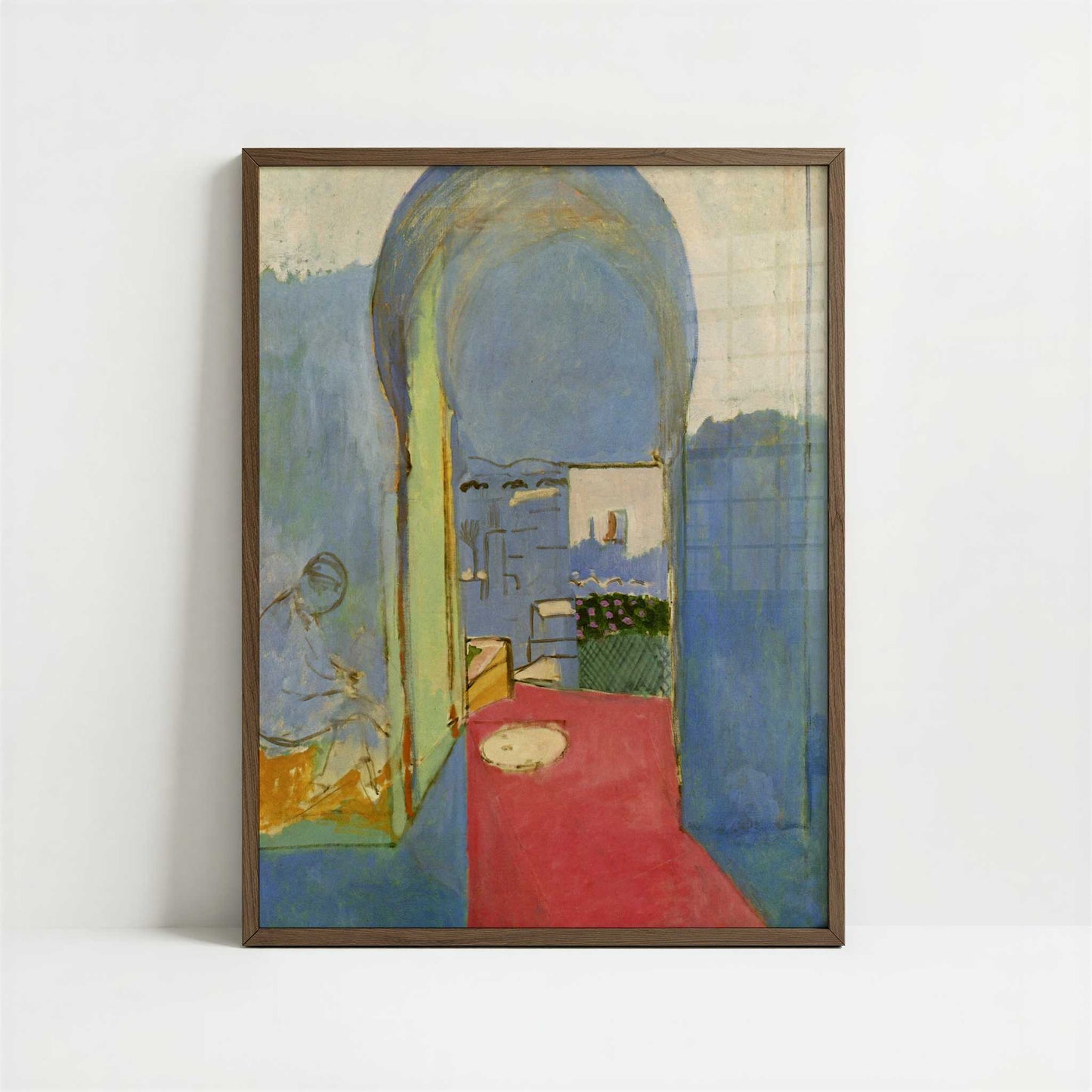 Entrance to the Kasbah (1912) by Henri Matisse – Art Print - Art print in dark wood frame