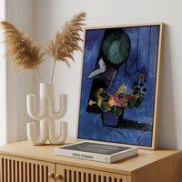 Framed Canvas - Framed canvas in a stylish interior setting