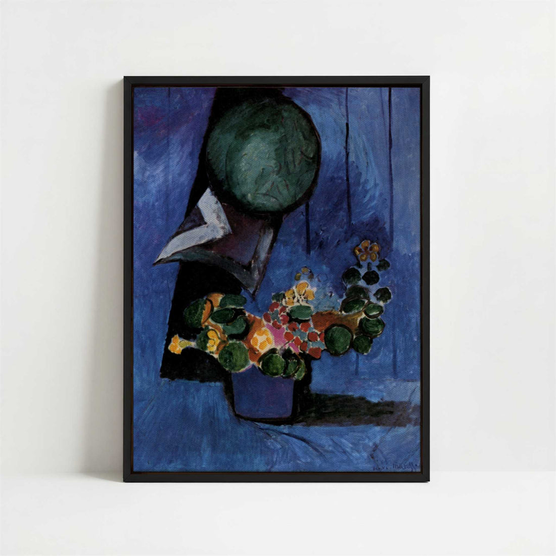 Framed Canvas - Framed canvas in black frame