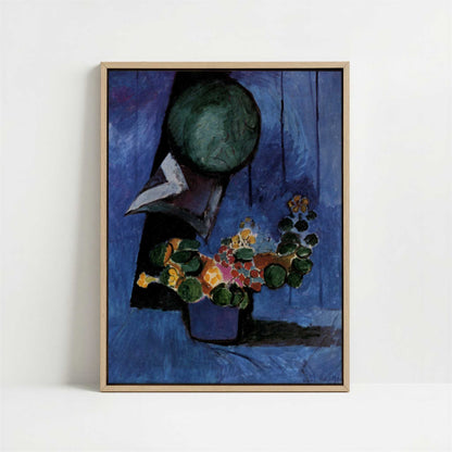 Framed Canvas - Framed canvas in oak color frame