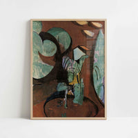 Garden at Issy (1917-19) by Henri Matisse – Art Print - Art print in oak frame