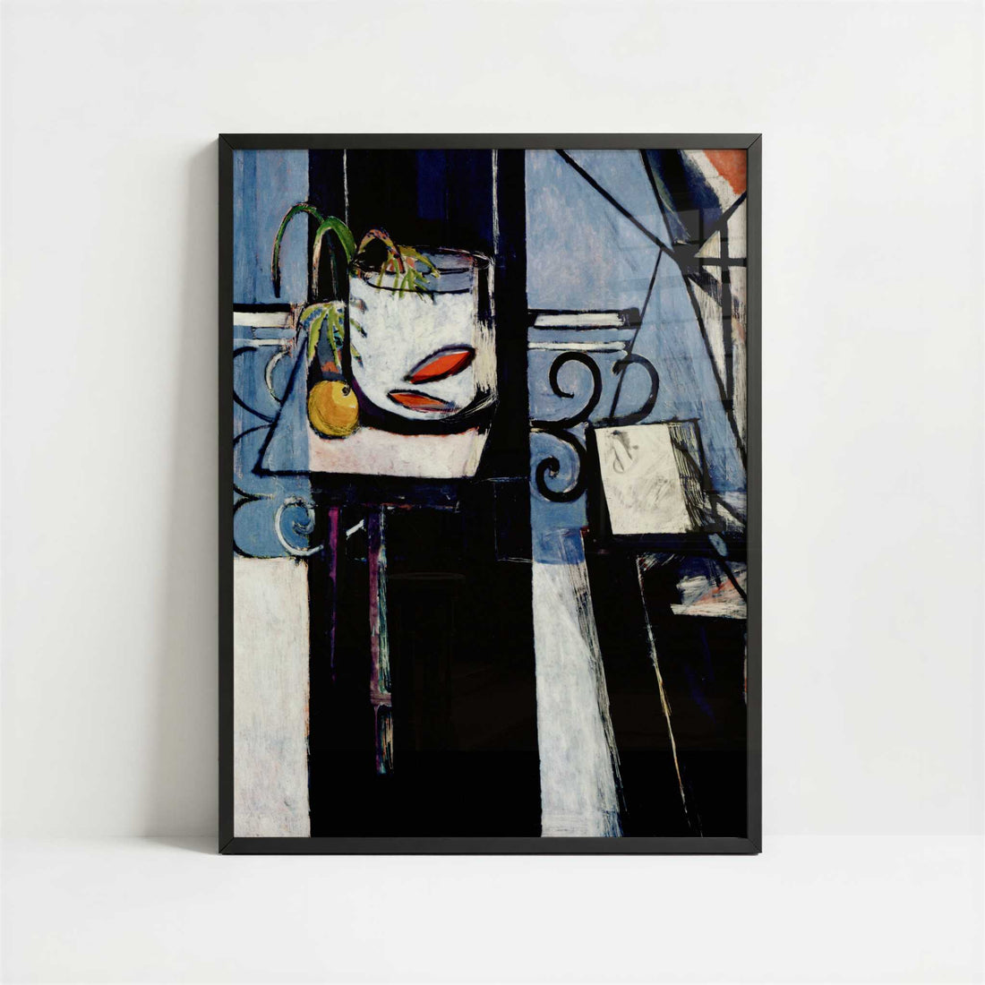 Goldfish and Palette (1914) by Henri Matisse – Art Print - Art print in black frame