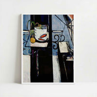 Goldfish and Palette (1914) by Henri Matisse – Art Print - Art print in white frame
