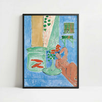 Goldfish and Sculpture (1912) by Henri Matisse – Art Print - Art print in black frame