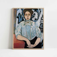 Greta Moll (1908) by Henri Matisse – Art Print - Art print in oak frame