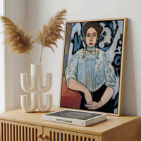 Framed Canvas - Framed canvas in a stylish interior setting
